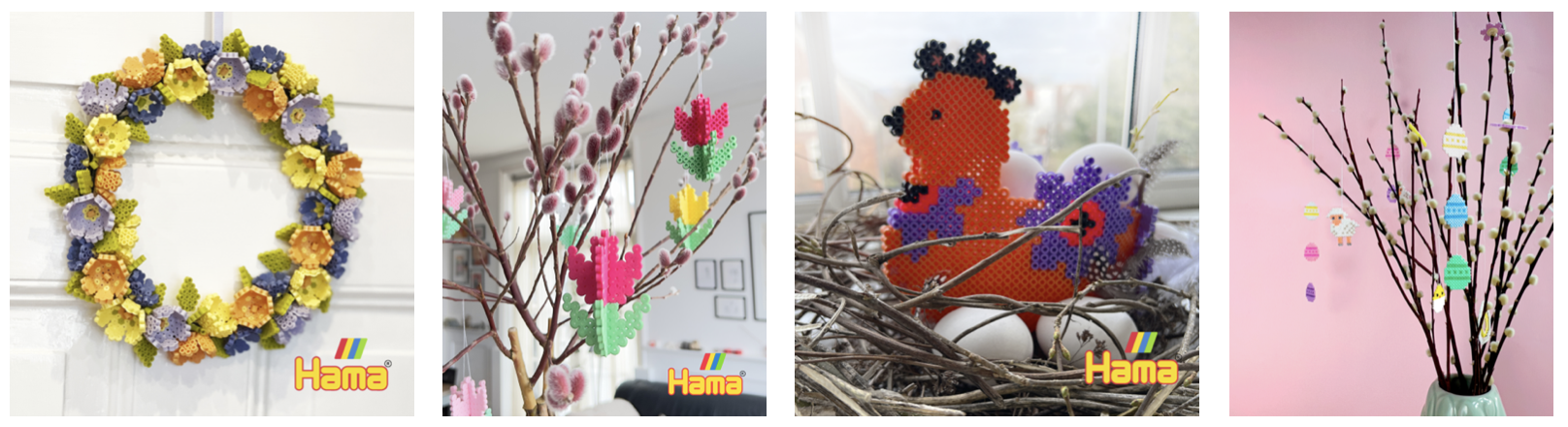 Hama korálky jarní tvoření